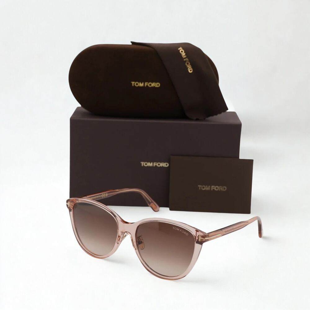 Tom Ford FT1055-K 72F Women’s Round Sunglasses 57mm